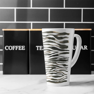 Zebra Stripes Latte Mug
