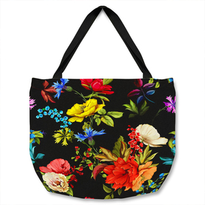 Bright Vibrant Flowers Tote bag