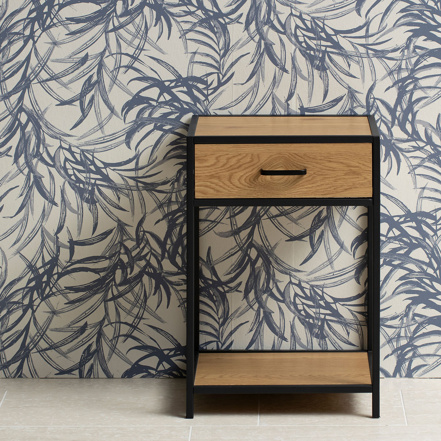 Seaford Drawer Bedside Table - Oak