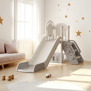 2-in-1 HDPE Toddler Slide Play Set