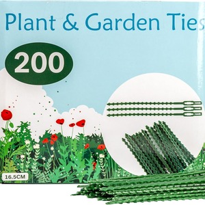 200 Reusable Garden Plastic Plant Cable Ties Adjustable