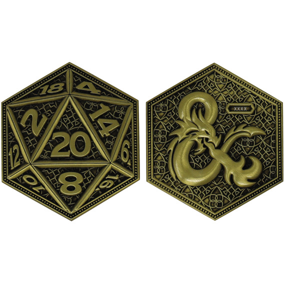 Dungeons and Dragons Limited Edition Dice Ampersand Collectible Coin