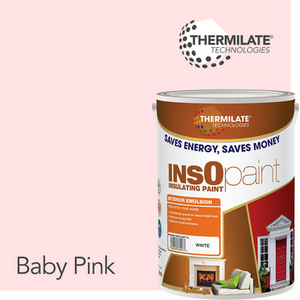 Baby Pink InsOpaint Interior Emulsion Paint Insulating and Anti-Mould Paint shot 8408335