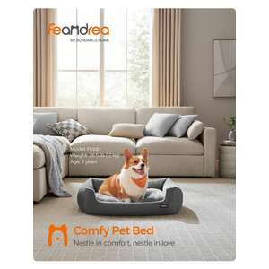 Feandrea Large Washable Dog Sofa Bed