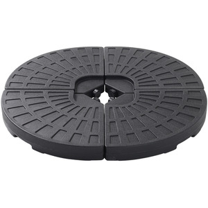 Heavy-Duty 4-Piece Parasol Base with HDPE Build