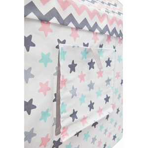 Pink White Indoor Kids Play House Tent  shot 9731514