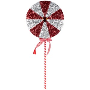 Large Candy Cane Lollipop Ornament