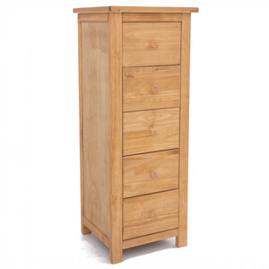Lugo 5 Drawer Narrow Chest