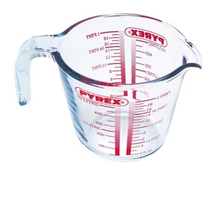 Pyrex Glass Measuring Jug 0.5L 500ml Classic Kitchen Measurement Jug