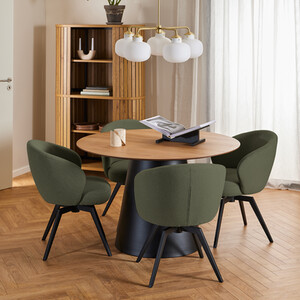 Soli Dining Table and Darlene Chair Set
