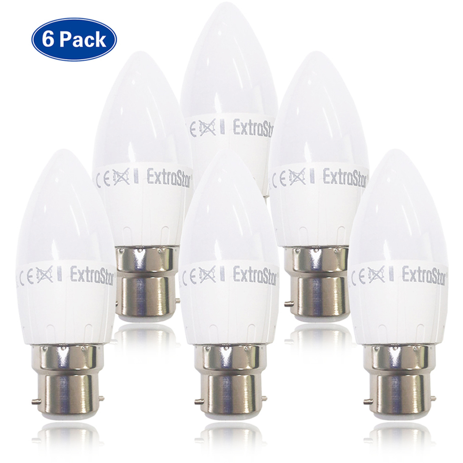 Image of 10 Pack B22 LED Candle Bulbs&hellip;