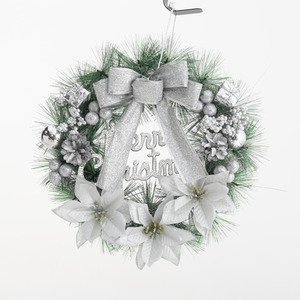 Lifeideas Christmas Wreath with Bow Decorations