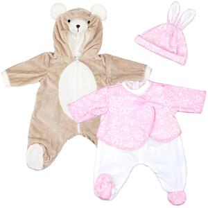 Clothes 2-Pack Pink Brown Outfits for 20