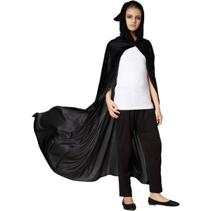 Mystical Black Velvet Cape