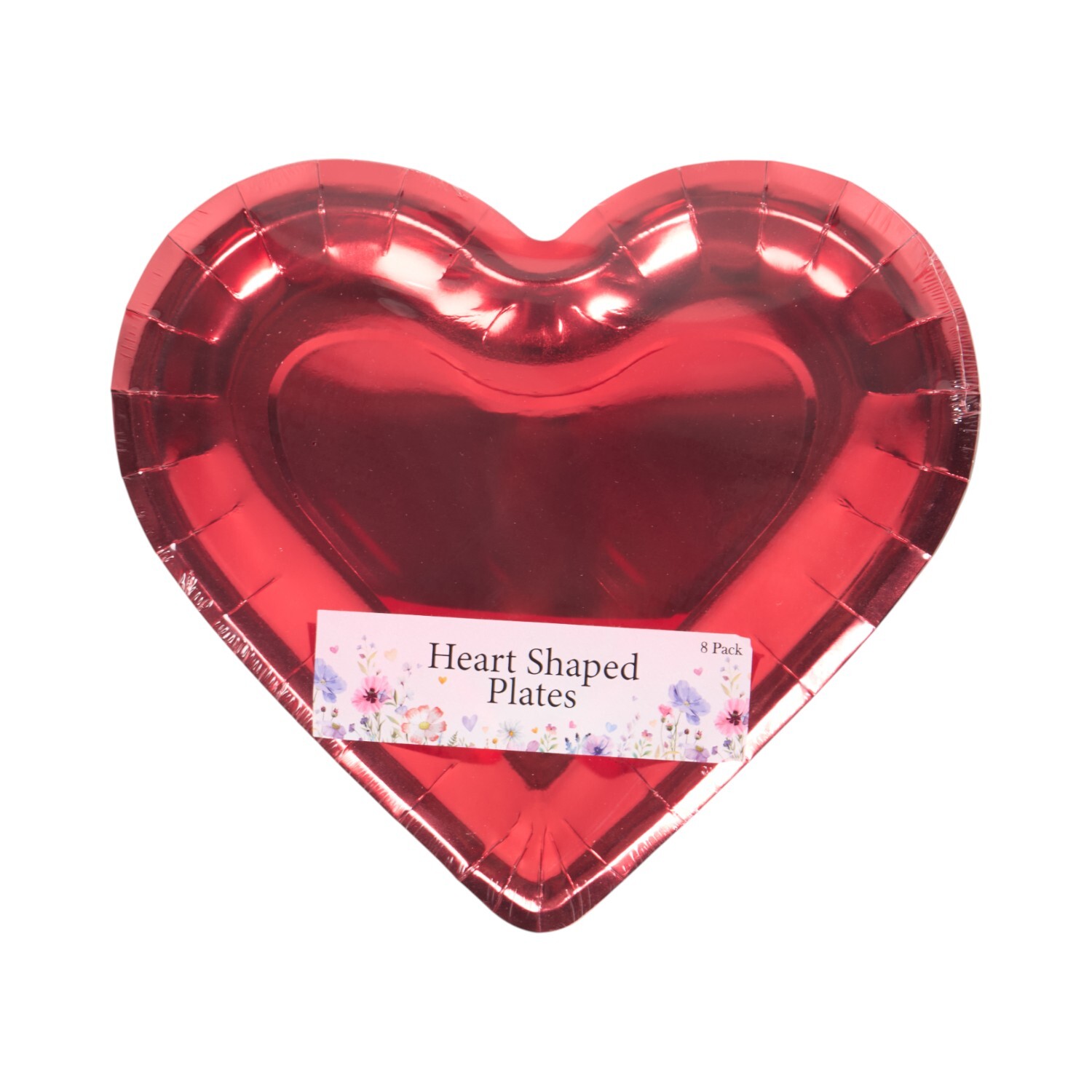 Image of Pack of 8 Heart Shaped Plates&hellip;