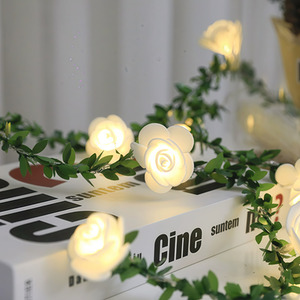 Solar Powered Rose Vine Led Light Strips