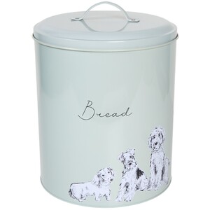Waggy Tails Metal Bread Canister