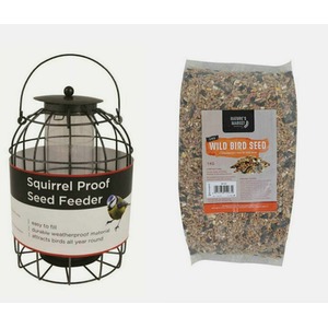 Donut Wild Bird Feeder with Seed High Energy Treats
