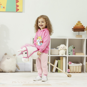 AIYAPLAY Unicorn Stick Horse with Wheels  Sounds
