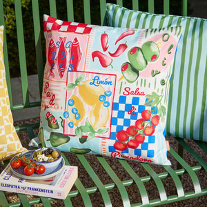 Mediterranean Picnic Outdoor Cushion Cover