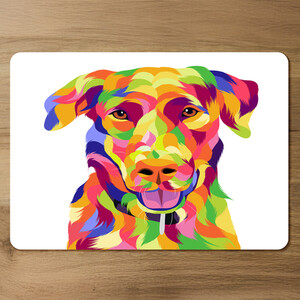 Amazing Illustration of Dog Pop Art Designer Placemat Set