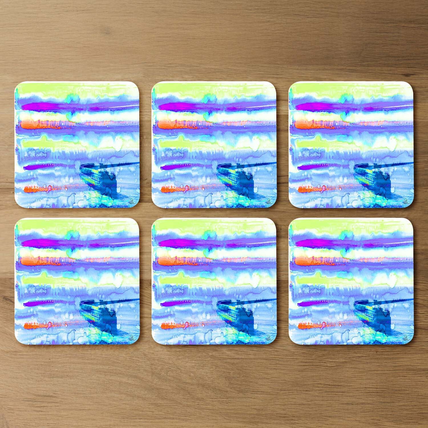 Dover Entrance Coaster - Blue