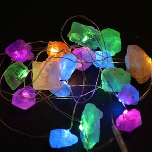 Gemstone Enchantment Lights Mixed Rocks MultiColor