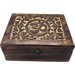 Elegant Large Wooden Keepsake Storage Box