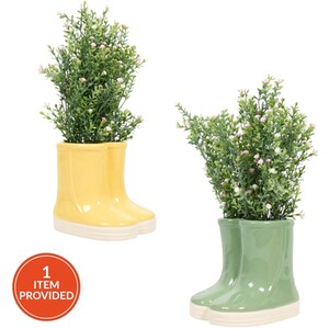 Floral Summer Blooms in Wellies