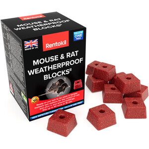 Rentokil Mouse and Rat Killer Weatherproof Blocks