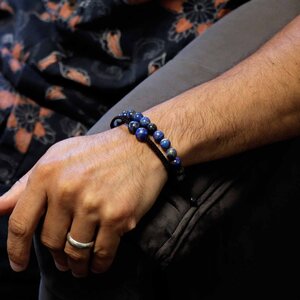 Lapis Lazuli Double Power Gemstone Bracelet - Spiritual  Wisdom Boost