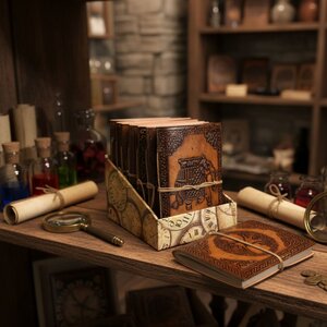 Assorted Esoteric Leather Notebooks Spiritual Journals Sketchbooks