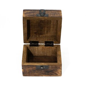 Magical Enamelled Mango Wood Box Self-Belief Intention Gift