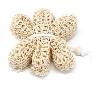 Exfoliating Star Sisal Sponge Scrub Soft Glowing Skin