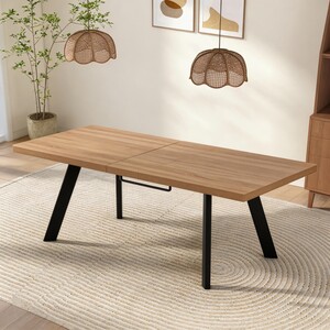 Extendable Rectangle Dining Table 160CM-190CM
