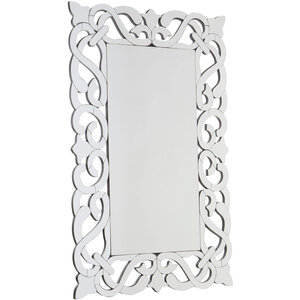 Stockholm 3D Effect Wall Mirror with Grey High Gloss