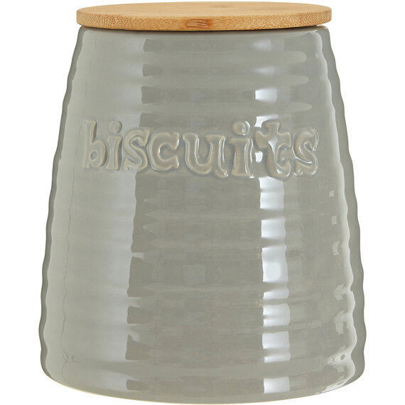 Winnie Grey Dolomite Biscuit Canister