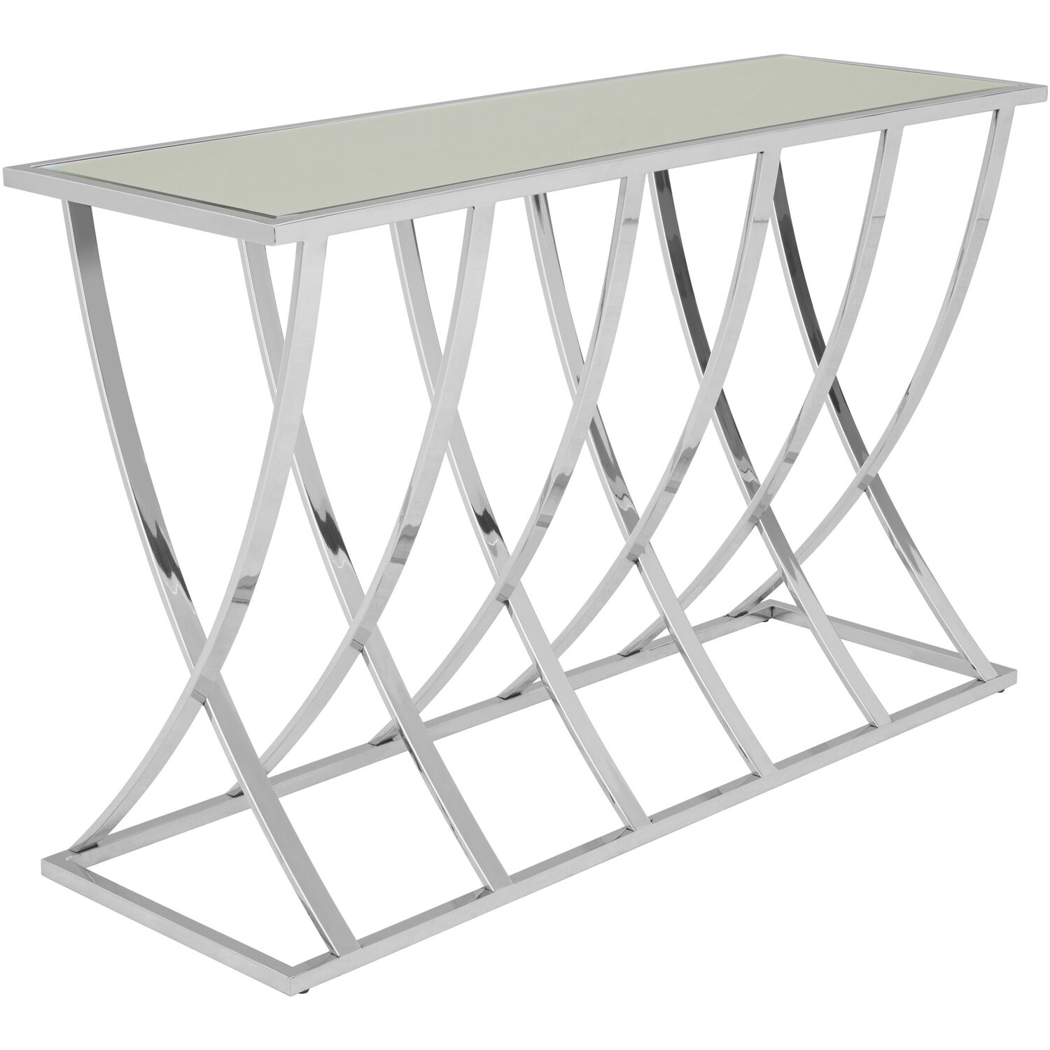 Reena Silver Console Table - Silver
