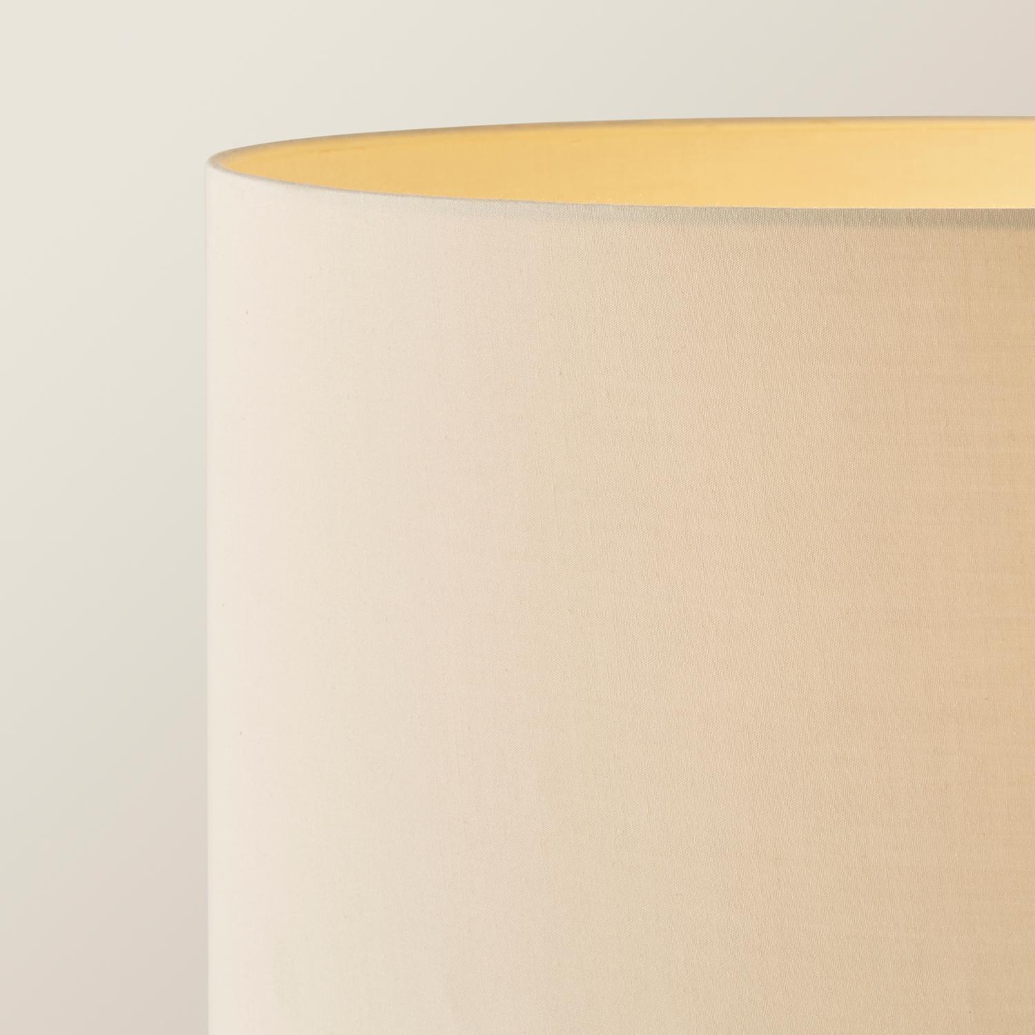 Valuelights Morrigan Mid Wood Shelf Floor Lamp With Drum Shade - Mid Wood