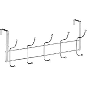 Chic Ten Hook Over Door Chrome Hanger