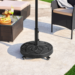 20KG Heavy-Duty Rolling Parasol Base