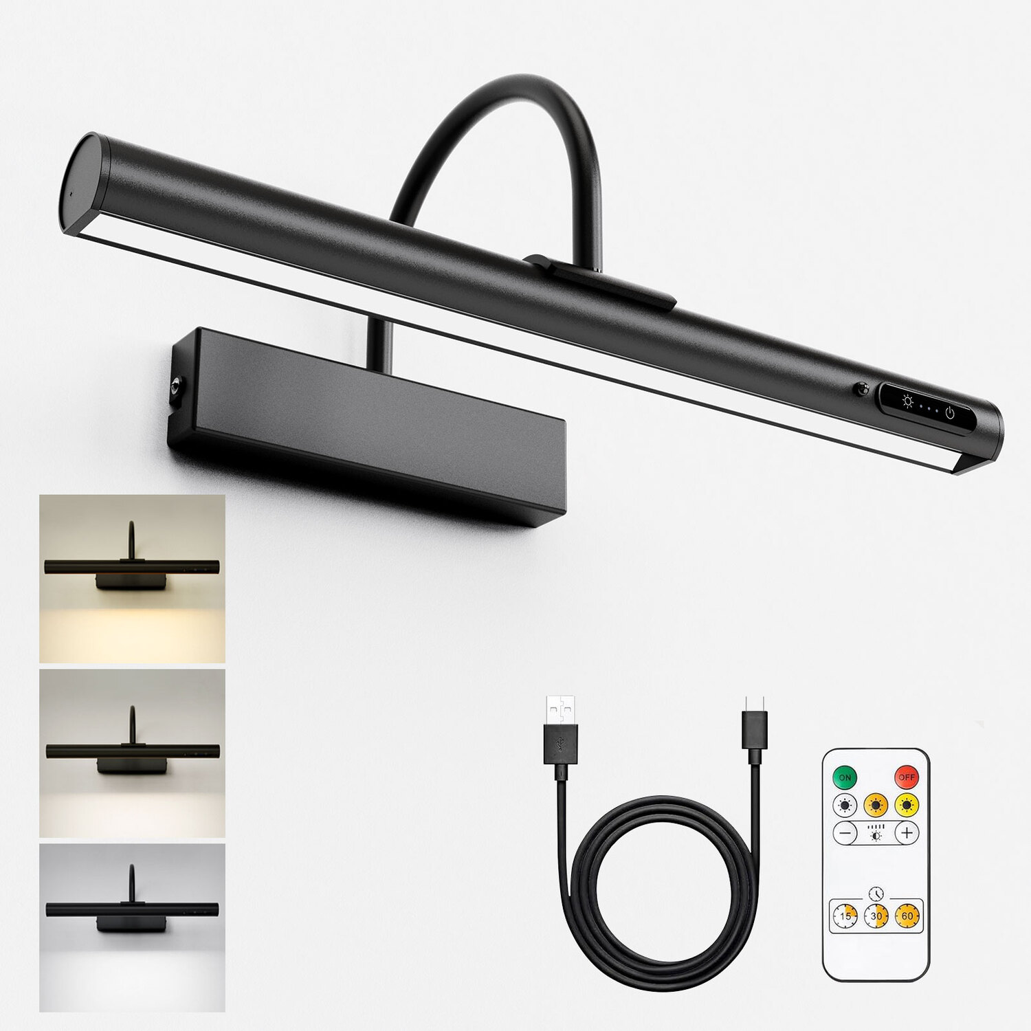 Image of Picture Light - Black