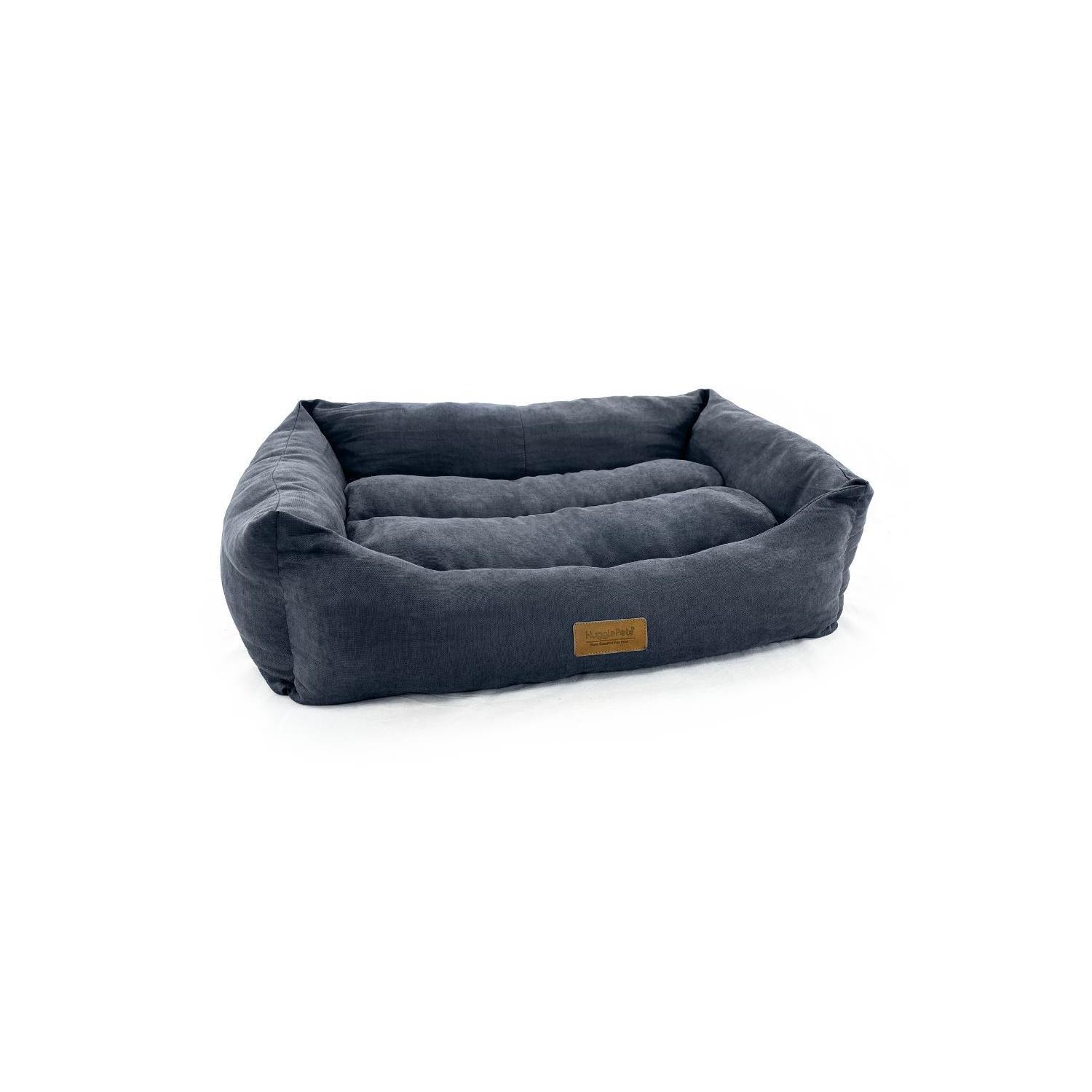 HugglePets  Luxury Pet  Lounger - Charcoal, Small - Charcoal / 60cm
