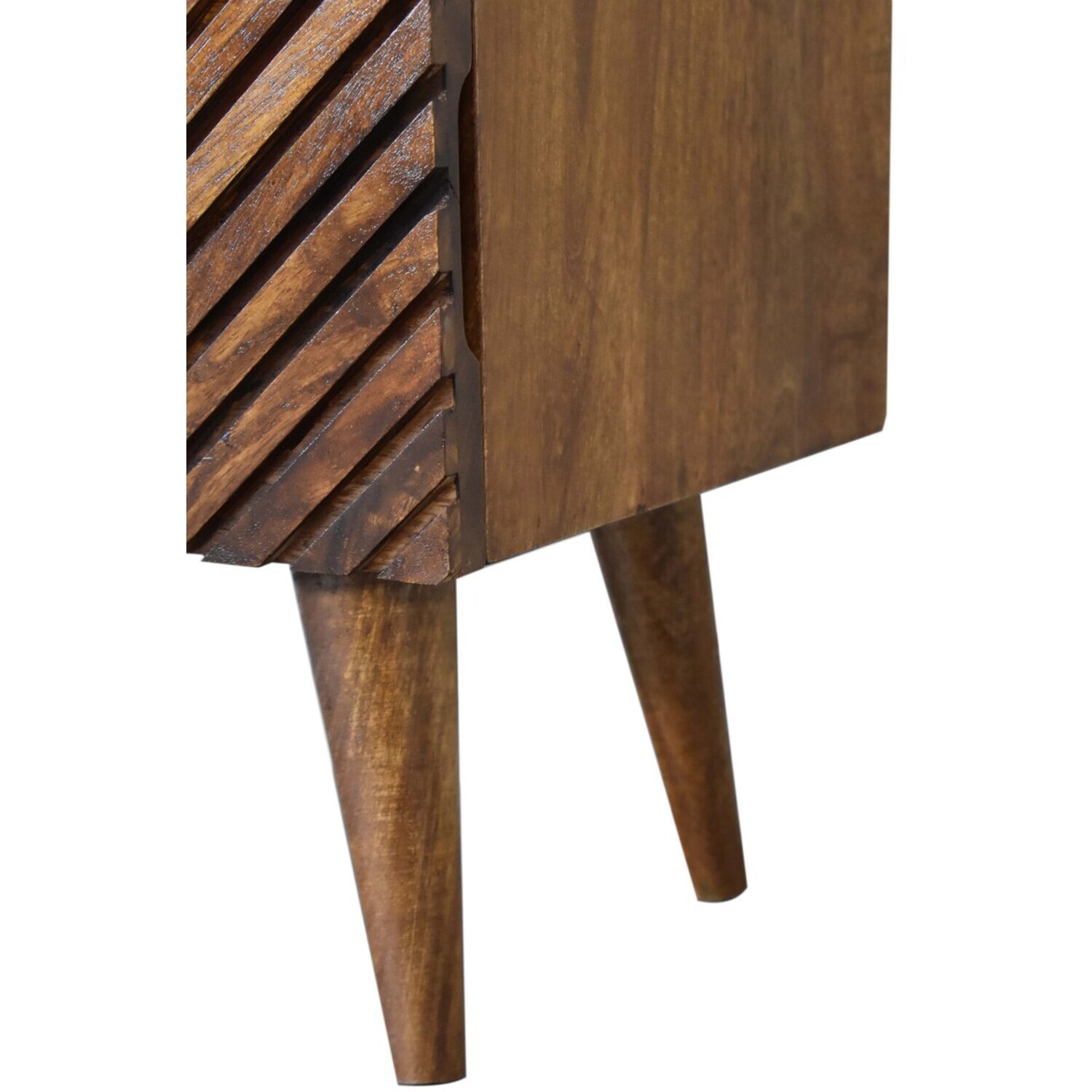 Artisan Furniture Solid Wood Lille 2-drawer Chestnut Bedside - Brown