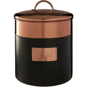 Prescott Charcoal And Copper Bread Bin