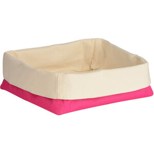 Hot Pink And Cream Large Bread Basket