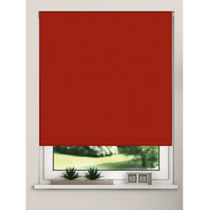 Red / 75 Thermal Blackout Roller Blinds shot 14602614
