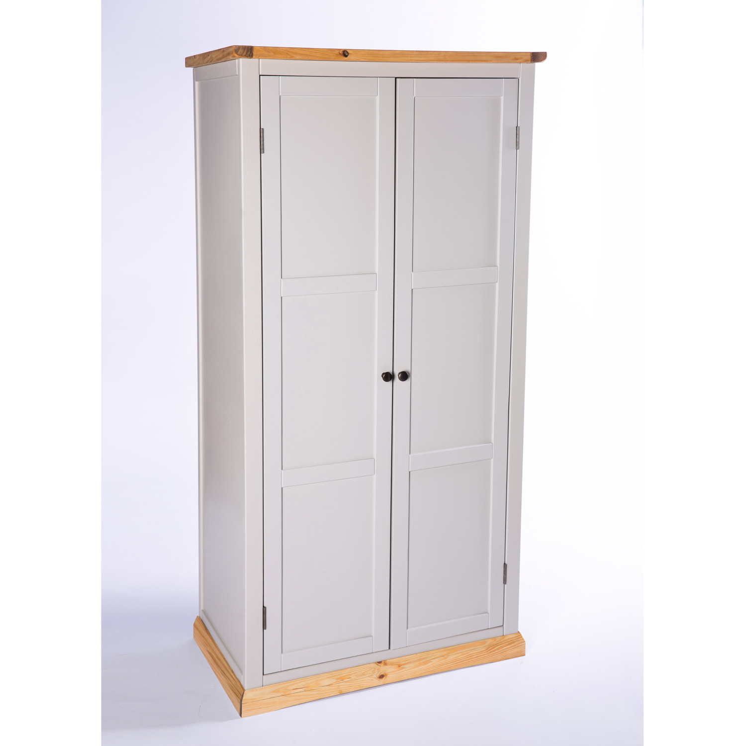 Cabinet Bits Bomporto 2 Door Wardrobe - Grey
