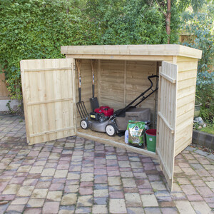 4.9 x 6.4ft Forest Pent Outdoor Store