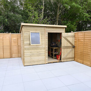Timberdale T&G Pressure Treated Pent Shed